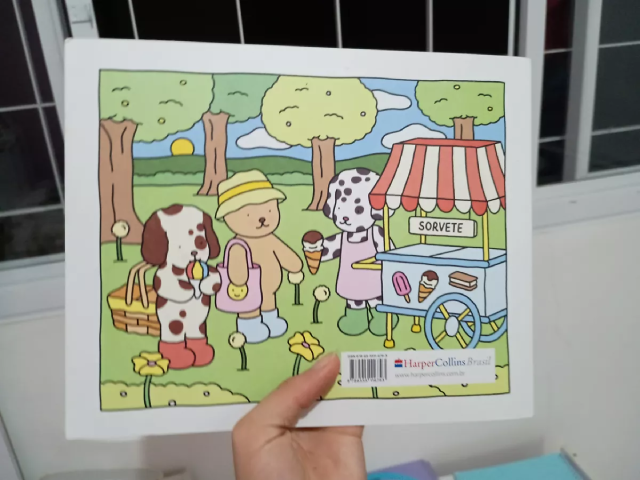 Amostra da Página 4 do Ebook de colorir Bobbie Goods - Animais na natureza